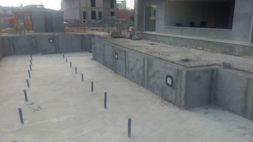 Zirve İnşaat Y&uuml;zme Havuzu Yapımı